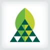 Delta Leaf Logo Template