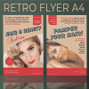 Professional Retro Flyer Templates A4