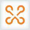 Connecting Dots - Letter X Logo