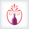 Wine Bottle Logo