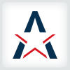 Letter A and Star Logo Template