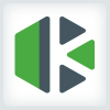 Letter K Hexagon Logo