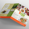 Vegan Menu Bifold Brochure A3 - 2 Templates