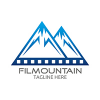 Film Mountain Logo Template