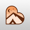 Love Camping Logo Template