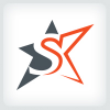 Letter S - Star Logo