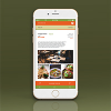 Mobile Vegan Food Finder App - 6  PSD Templates