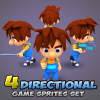4-Directional Game Character Sprites
