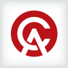 Letters CA or AC Logo