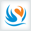 Swan Lake Logo Template