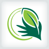 Hand Picking Leaf Logo