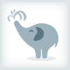 Cute Elephant Logo