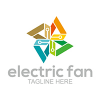 Electric Fan - Logo Template
