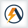 Letter A Bolt - Logo Template