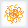 Stylized Sun Logo