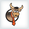 Yak Cartoon Logo
