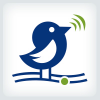 Cute little Bird Singing Logo