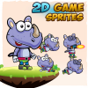 Rhino 2D Game Sprites