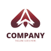 Rocket Letter A Logo