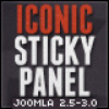 Iconic Sticky Panel Module for Joomla