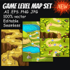 Game Level Map Concept Set