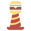 Burger Lighthouse Logo