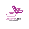 Corporate Purple Logo Template