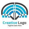 Abstract Geometric Logo Design Concept