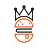 King Burger Logo Design Template