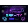AntiGravity – Futuristic 3D Landing Page