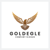 Golden Eagle Bird Pro Logo