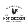 Hot Chicken Logo Design