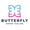 Butterfly - Modern Art Butterfly Logo