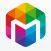 Letter M Hexagon Colorful Logo Design Vector v.07