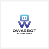 Owasbot Letter O and W Logo
