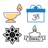 Diwali Vector Icons Pack