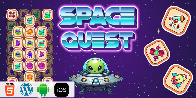 Space Quest - HTML5 Construct 3 Game