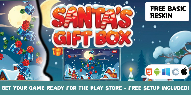 Santas Gift Box - Construct 3 Game HTML5