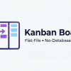 Kanban Board - No Database PHP Script