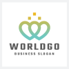World Go Letter W Logo