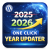 One Click Year Updater Plugin for WordPress