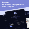 Andrew - Responsive Personal Portfolio Template
