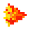 Fire Pixel Play Logo Fire Logo Entertainment Logo
