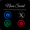 Nova Social – Animated Icons HTML And CSS