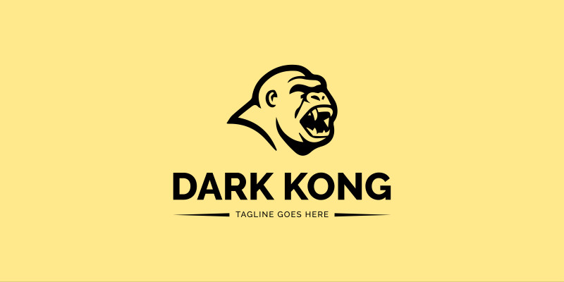 Dark Kong Logo Template