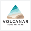 Triangle Nature Volcano Logo