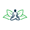 Yoga Leaves Logo Design