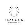 Peacock Bird Logo Vector