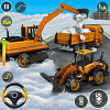 Snow Excavator Machine Construction Unity