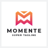 Momente Geometric Letter M Logo